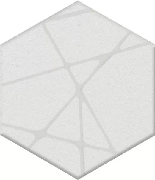 Декор Агуста белый матовый 6x5,2x0,69