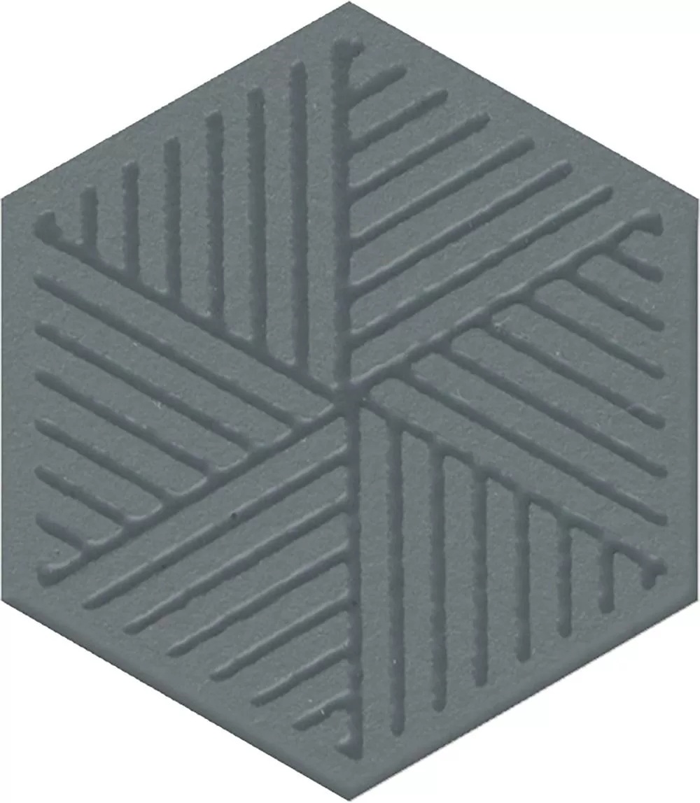 Декор Агуста синий матовый 6x5,2x0,69