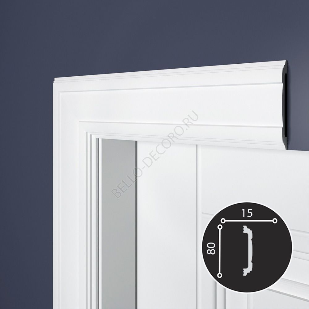 Наличник Bello-Deco   Н 8  (80х15)