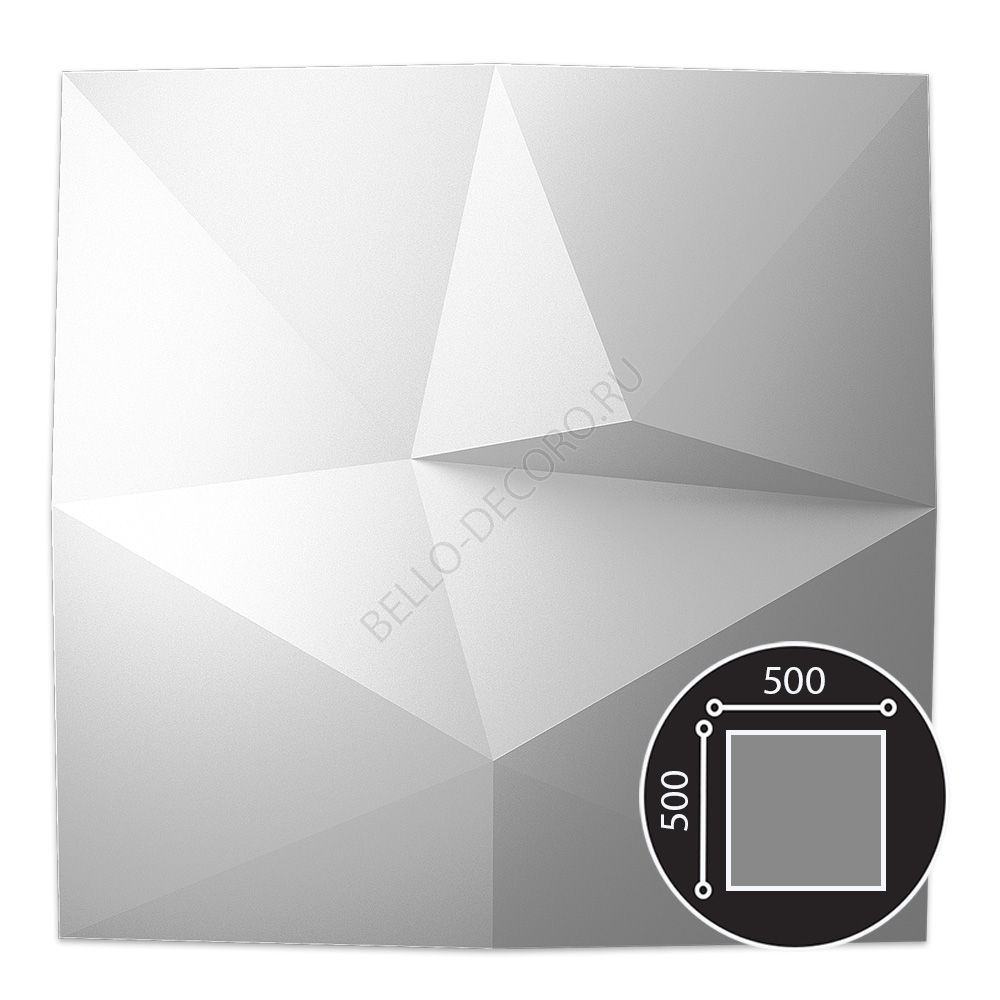 3D панель Bello Deco   СП 16/500*500