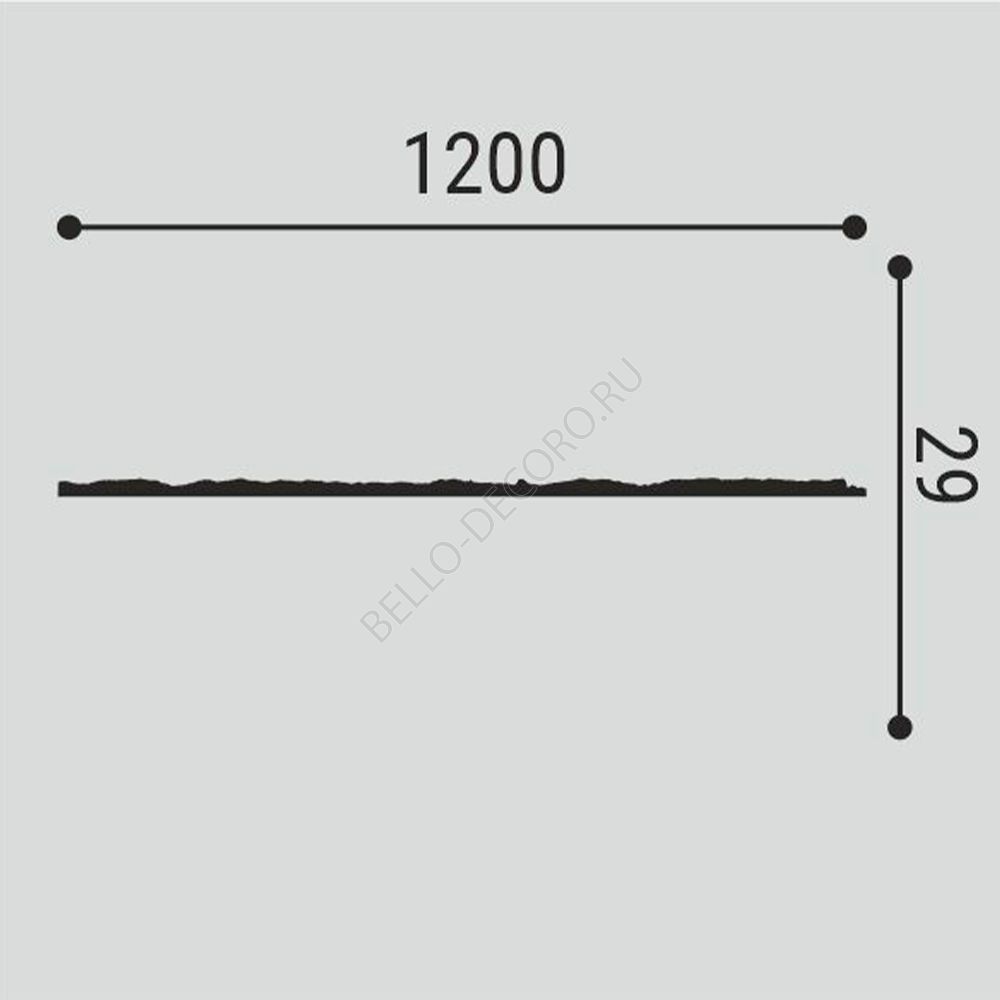 Панель декоративная А005-1 PU 1200*600*30