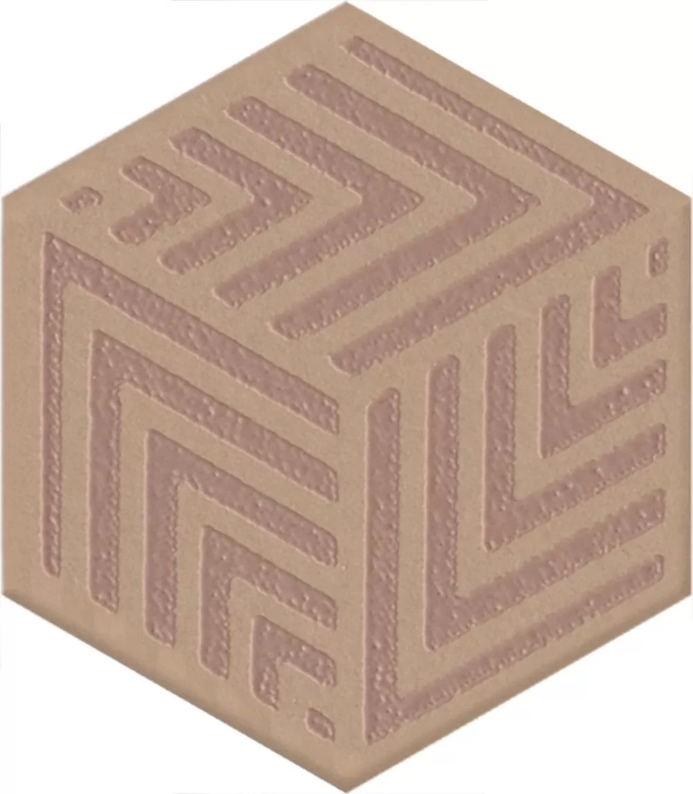 Декор Агуста оранжевый матовый 6x5,2x0,69