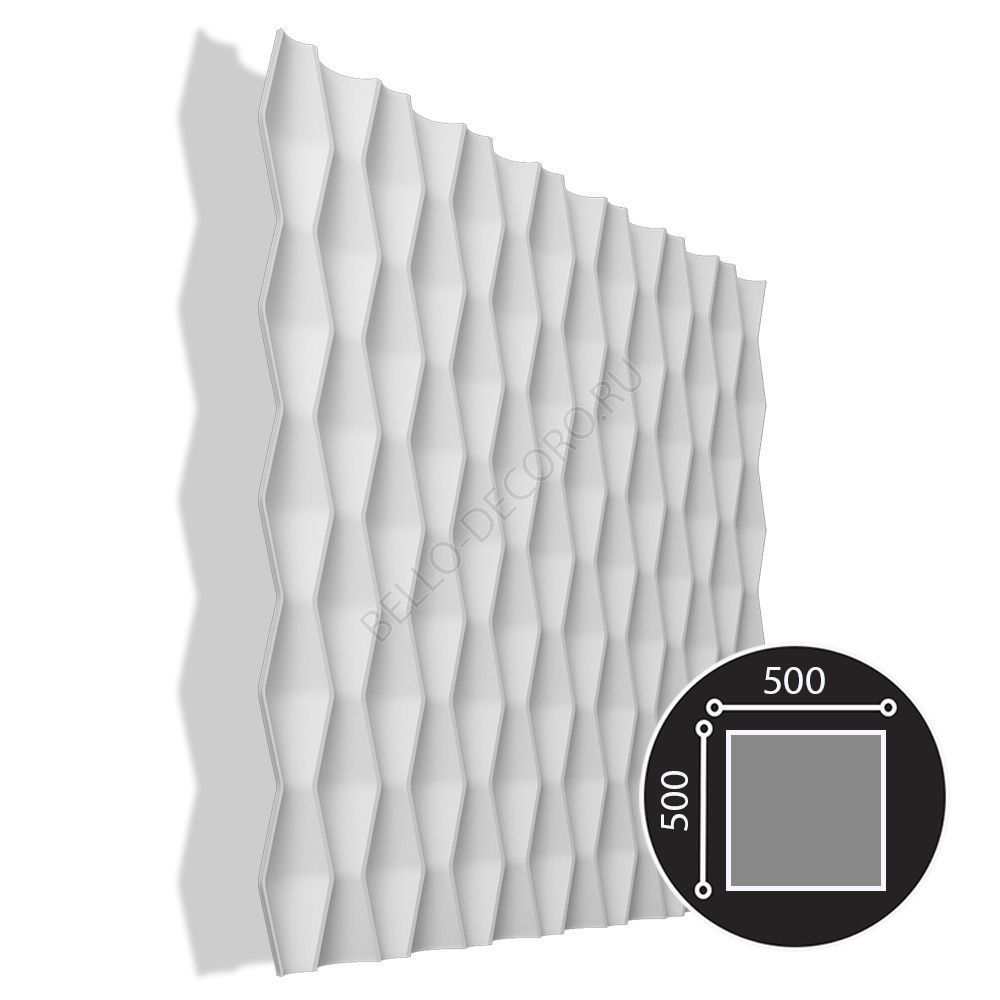 3D панель Bello Deco  СП 17/500*500