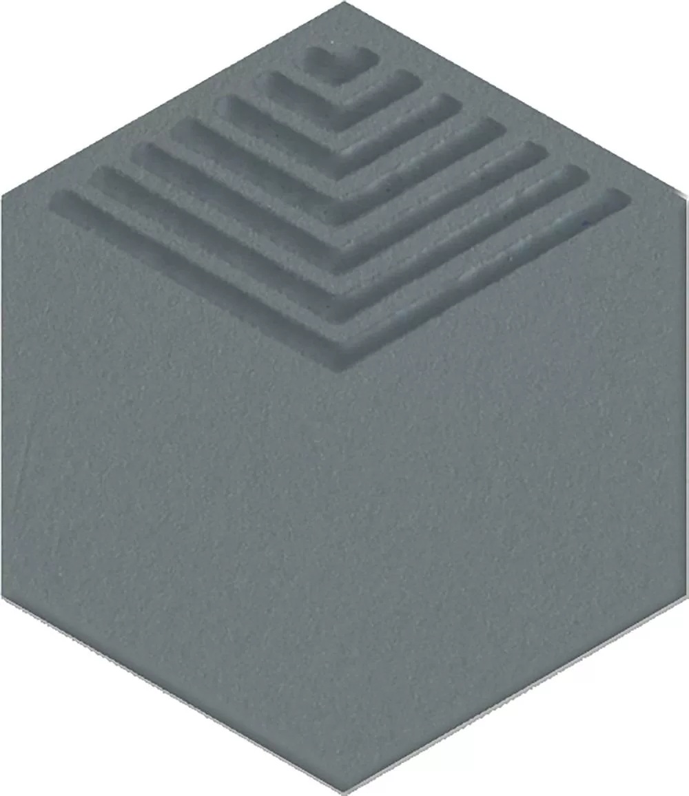 Декор Агуста синий матовый 6x5,2x0,69