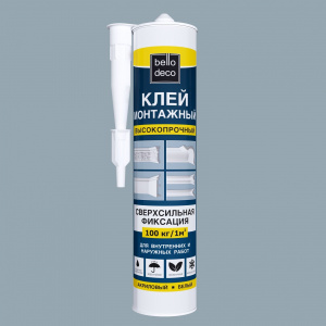 Монтажный клей акриловый "Bello-Deco" KLEBER  (12 шт)