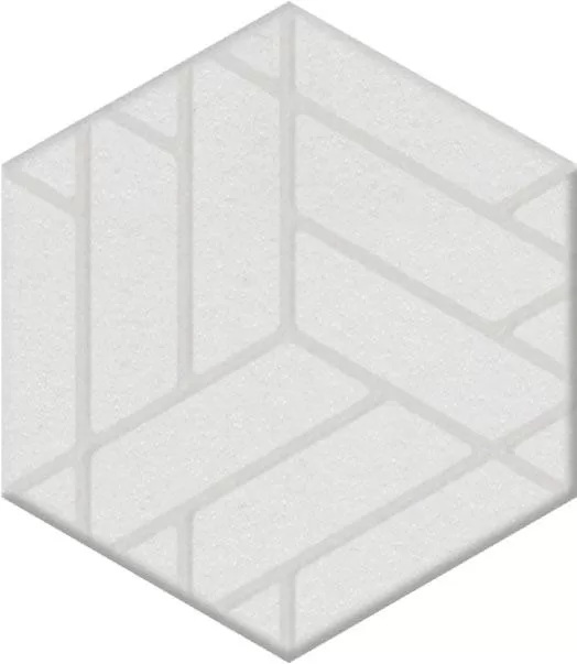 Декор Агуста белый матовый 6x5,2x0,69