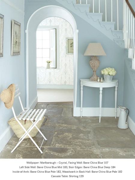 Краска Little Greene цвет Bone China Blue Pale 182