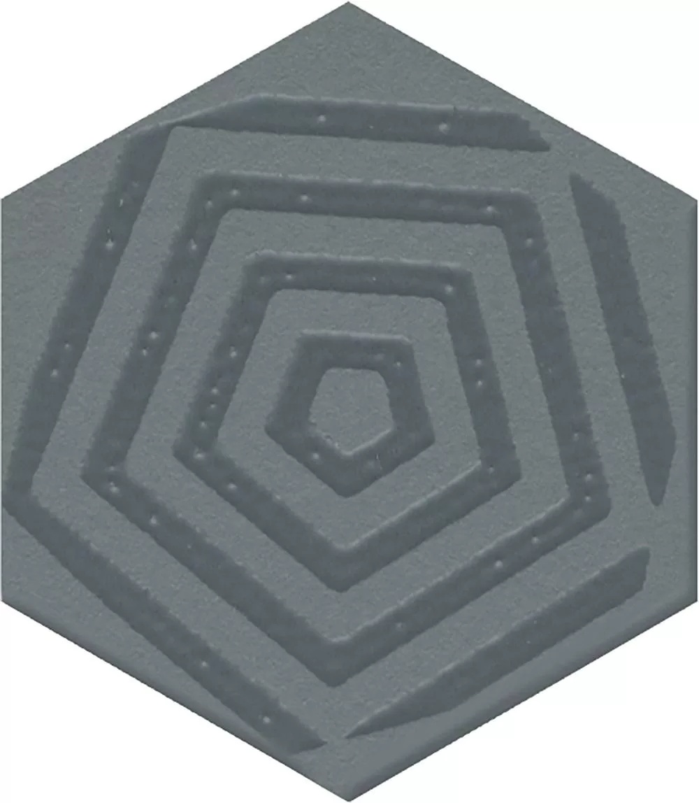 Декор Агуста синий матовый 6x5,2x0,69