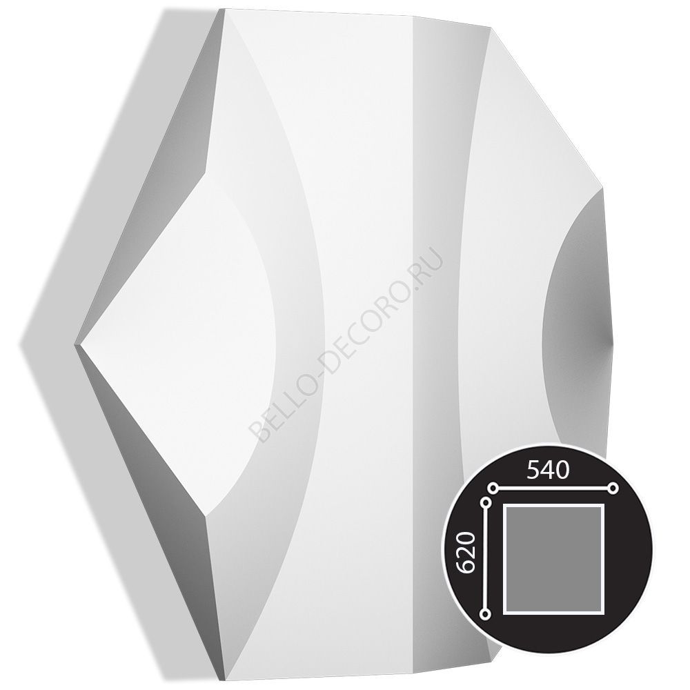 3D панель Bello Deco   СП 18/ 620 x 540 x 65