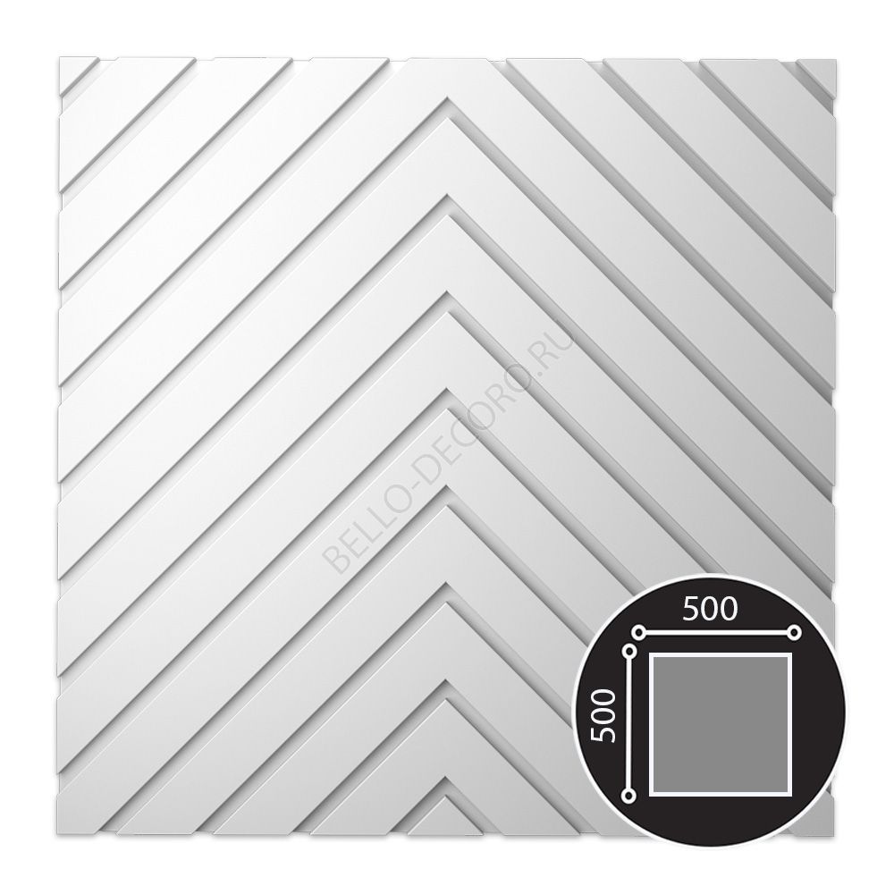 3D панель Bello Deco   СП 14/500*500
