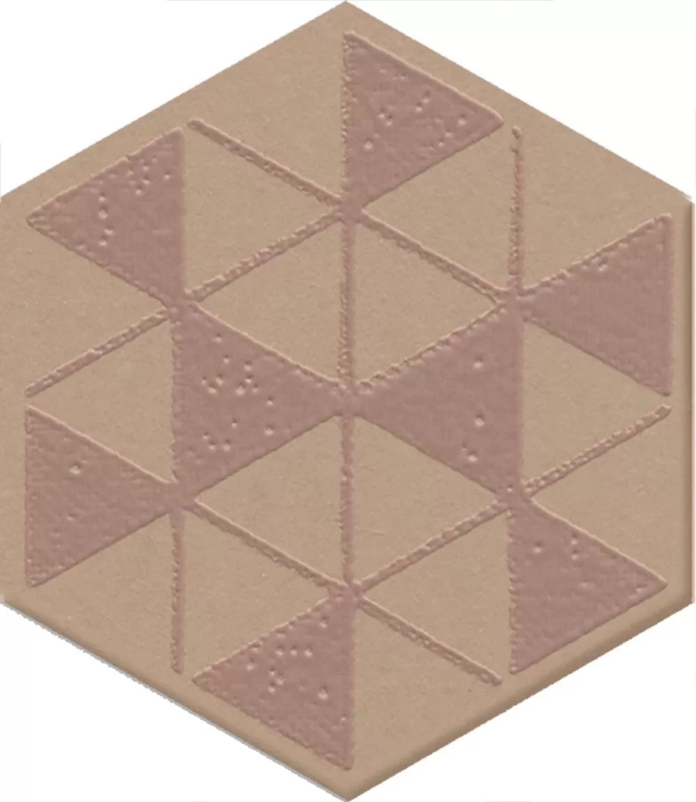 Декор Агуста оранжевый матовый 6x5,2x0,69