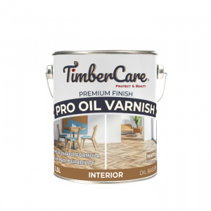 Износостойкий лак на масляной основе TimberCare Pro Oil Varnish (цвет:шелковисто-матовый/ matte), банка 2,5л