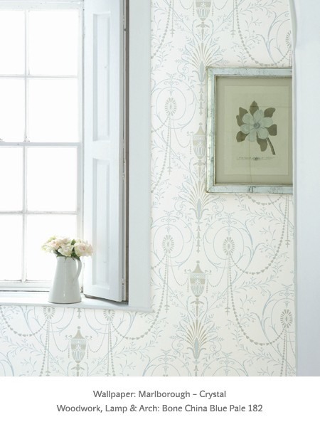 Краска Little Greene цвет Bone China Blue Pale 182