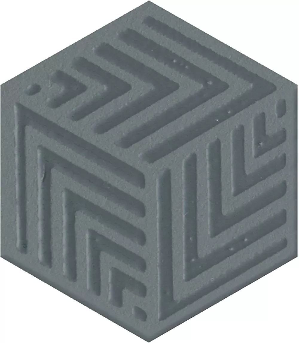 Декор Агуста синий матовый 6x5,2x0,69